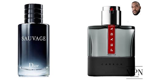 prada luna rossa carbon vs dior sauvage|prada carbon notes.